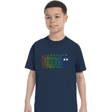 Load image into Gallery viewer, Secret_Shirts T-Shirts, Youth / XS / Navy Tardis Trail
