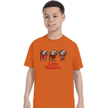 Load image into Gallery viewer, Daily_Deal_Shirts T-Shirts, Youth / XS / Orange Little Slackers