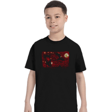 Load image into Gallery viewer, Shirts T-Shirts, Youth / XL / Black Starry Dragon