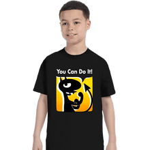 Load image into Gallery viewer, Shirts T-Shirts, Youth / XS / Black You Can Do It