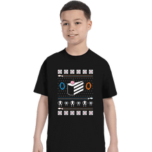 Load image into Gallery viewer, Shirts T-Shirts, Youth / XS / Black The Christmas Cake Is A Lie