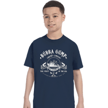 Load image into Gallery viewer, Daily_Deal_Shirts T-Shirts, Youth / XS / Navy Bubba Gump Shrimp Company