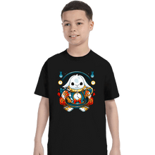 Load image into Gallery viewer, Daily_Deal_Shirts T-Shirts, Youth / XS / Black White Rabbit Mug
