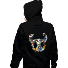 Load image into Gallery viewer, Secret_Shirts Zippered Hoodies, Unisex / Small / Black The Hollow Crew