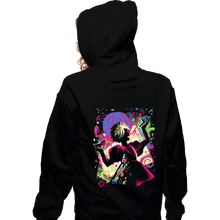 Load image into Gallery viewer, Daily_Deal_Shirts Zippered Hoodies, Unisex / Small / Black B-Doll Weird
