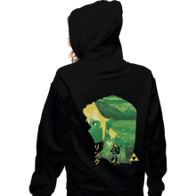 Load image into Gallery viewer, Shirts Zippered Hoodies, Unisex / Small / Black Hyrule Hero