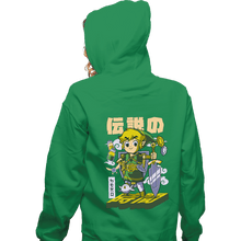 Load image into Gallery viewer, Daily_Deal_Shirts Zippered Hoodies, Unisex / Small / Irish Green Lil' Legend
