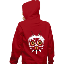 Load image into Gallery viewer, Shirts Zippered Hoodies, Unisex / Small / Red Graffiti Princess