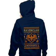 Load image into Gallery viewer, Shirts Zippered Hoodies, Unisex / Small / Navy Ravenclaw Sweater