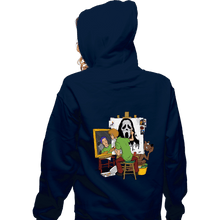 Load image into Gallery viewer, Secret_Shirts Zippered Hoodies, Unisex / Small / Navy The Killer Punk