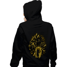 Load image into Gallery viewer, Shirts Zippered Hoodies, Unisex / Small / Black Super Attack SSJ3