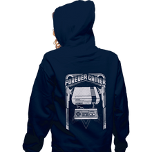 Load image into Gallery viewer, Secret_Shirts Zippered Hoodies, Unisex / Small / Navy Forever Gamer NES