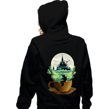 Load image into Gallery viewer, Secret_Shirts Zippered Hoodies, Unisex / Small / Black Hyrule's Coffee