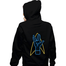 Load image into Gallery viewer, Daily_Deal_Shirts Zippered Hoodies, Unisex / Small / Black Cool Salute