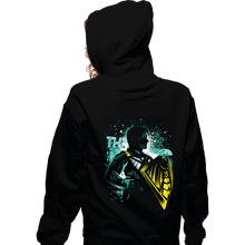 Load image into Gallery viewer, Daily_Deal_Shirts Zippered Hoodies, Unisex / Small / Black The Soldier Defender