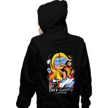 Load image into Gallery viewer, Secret_Shirts Zippered Hoodies, Unisex / Small / Black Loathing In Wonderland