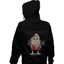 Load image into Gallery viewer, Shirts Zippered Hoodies, Unisex / Small / Black Rocky