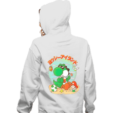 Load image into Gallery viewer, Daily_Deal_Shirts Zippered Hoodies, Unisex / Small / White Yoshi Vacation