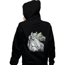 Load image into Gallery viewer, Shirts Zippered Hoodies, Unisex / Small / Black UniCORN