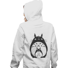 Load image into Gallery viewer, Shirts Zippered Hoodies, Unisex / Small / White Totoro Trio