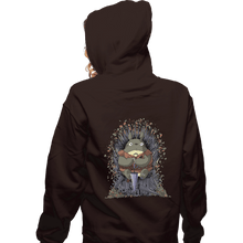 Load image into Gallery viewer, Shirts Zippered Hoodies, Unisex / Small / Dark Chocolate The Umbrella Throne