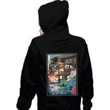 Load image into Gallery viewer, Secret_Shirts Zippered Hoodies, Unisex / Small / Black Trophy Hunter In Japan
