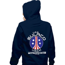 Load image into Gallery viewer, Daily_Deal_Shirts Zippered Hoodies, Unisex / Small / Navy USS Sulaco