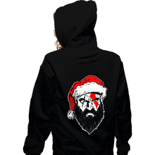 Load image into Gallery viewer, Secret_Shirts Zippered Hoodies, Unisex / Small / Black God Of Christmas