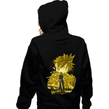 Load image into Gallery viewer, Daily_Deal_Shirts Zippered Hoodies, Unisex / Small / Black Cloud Strife