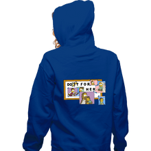 Load image into Gallery viewer, Daily_Deal_Shirts Zippered Hoodies, Unisex / Small / Royal Blue For Her