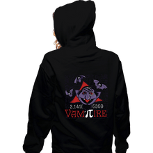 Load image into Gallery viewer, Daily_Deal_Shirts Zippered Hoodies, Unisex / Small / Black Vam-Pie-Re