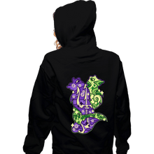 Load image into Gallery viewer, Shirts Zippered Hoodies, Unisex / Small / Black Magical Silhouettes - Flotsam and Jetsam