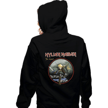 Load image into Gallery viewer, Daily_Deal_Shirts Zippered Hoodies, Unisex / Small / Black Hylian Maiden