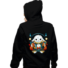 Load image into Gallery viewer, Daily_Deal_Shirts Zippered Hoodies, Unisex / Small / Black White Rabbit Mug