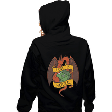 Load image into Gallery viewer, Shirts Zippered Hoodies, Unisex / Small / Black RPG Dragon
