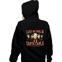 Load image into Gallery viewer, Daily_Deal_Shirts Zippered Hoodies, Unisex / Small / Black Santa Carla California