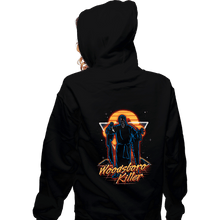 Load image into Gallery viewer, Secret_Shirts Zippered Hoodies, Unisex / Small / Black Retro Killer