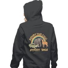 Load image into Gallery viewer, Shirts Zippered Hoodies, Unisex / Small / Dark Heather Street Dogs