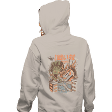 Load image into Gallery viewer, Shirts Zippered Hoodies, Unisex / Small / White Kaiju Food Fight