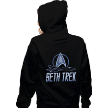 Load image into Gallery viewer, Shirts Zippered Hoodies, Unisex / Small / Black Seth Trek