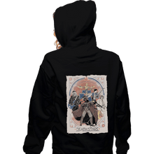 Load image into Gallery viewer, Shirts Zippered Hoodies, Unisex / Small / Black Death Stars