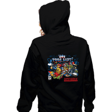 Load image into Gallery viewer, Daily_Deal_Shirts Zippered Hoodies, Unisex / Small / Black 80s Toon Kart