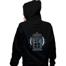 Load image into Gallery viewer, Secret_Shirts Zippered Hoodies, Unisex / Small / Black Moonlight Phone Box