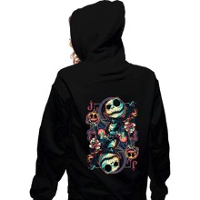 Load image into Gallery viewer, Shirts Zippered Hoodies, Unisex / Small / Black Suit Of Skeletons