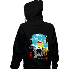 Load image into Gallery viewer, Daily_Deal_Shirts Zippered Hoodies, Unisex / Small / Black Crimson Aviator