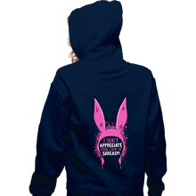 Load image into Gallery viewer, Secret_Shirts Zippered Hoodies, Unisex / Small / Navy Lacking