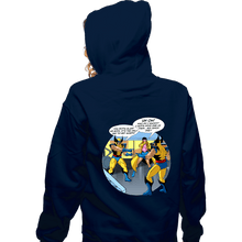 Load image into Gallery viewer, Secret_Shirts Zippered Hoodies, Unisex / Small / Navy Will the Real Wolverine Please Stand Up