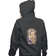 Load image into Gallery viewer, Shirts Zippered Hoodies, Unisex / Small / Dark heather In Power We Trust