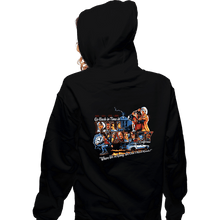 Load image into Gallery viewer, Shirts Zippered Hoodies, Unisex / Small / Black Go Back In Time In Hill Valley