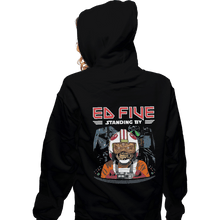 Load image into Gallery viewer, Shirts Zippered Hoodies, Unisex / Small / Black Ed Five Standing By